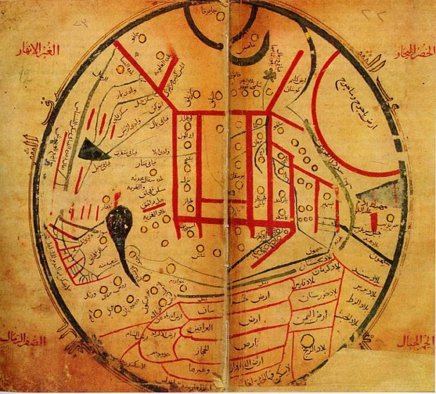 マフムード・カーシュガリーの世界地図（1072年・イラク）.jpg