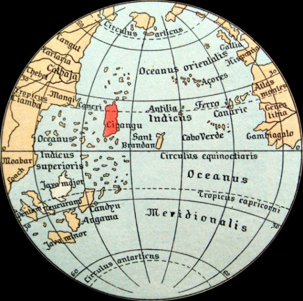 マルティン・ベハイムの地球儀（1492年・ドイツ）.jpg