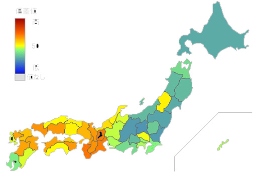 県別牛肉消費量　2008.jpg
